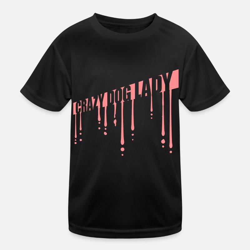 crazy dog lady Zitat Kinder Funktions-T-Shirt