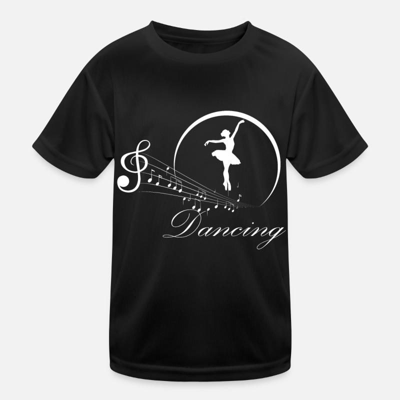 Dancing Dance Music Kids Functional T-Shirt