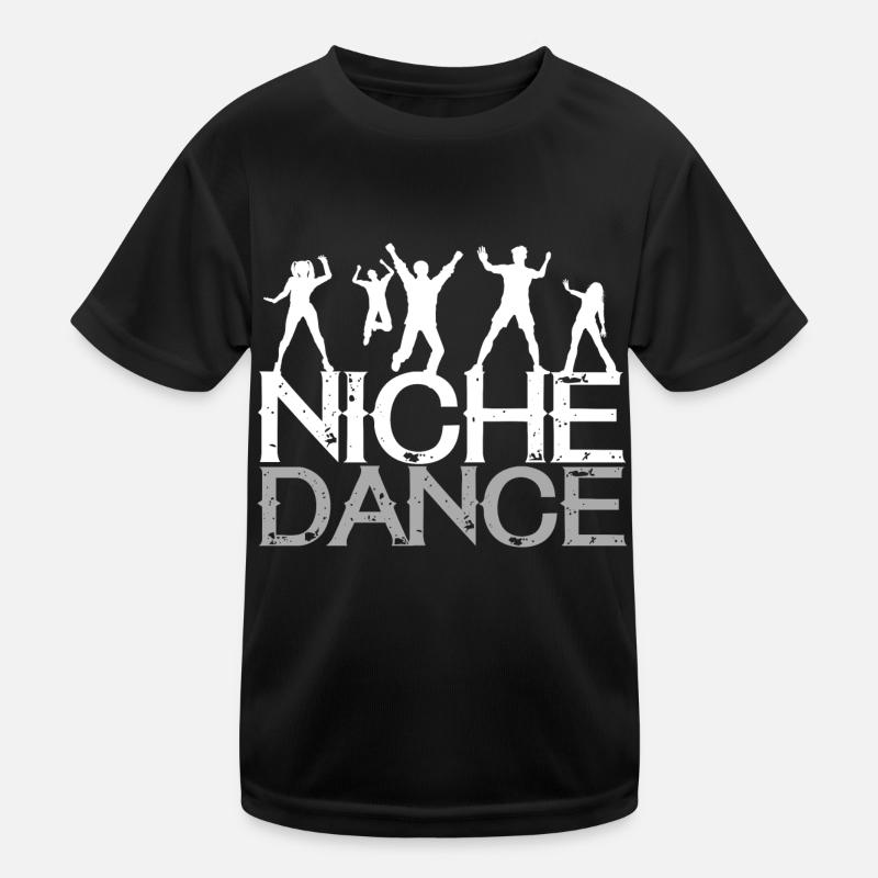 Dancing Dance Music Kids Functional T-Shirt