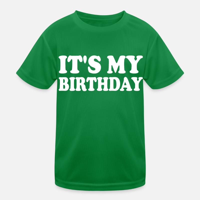 It's my birthday T-shirt sport Enfant
