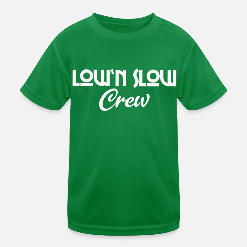 Low N Slow Crew Tuning Auto Tuning Kinder Funktions-T-Shirt