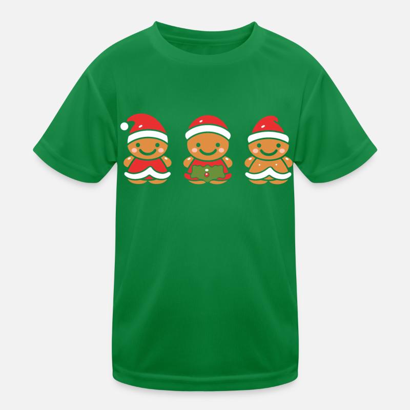 Lebkuchenmann Kinder Funktions-T-Shirt
