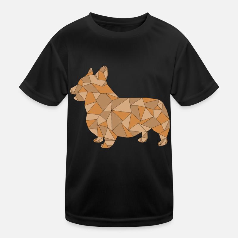 CORGI geometric Kids Functional T-Shirt