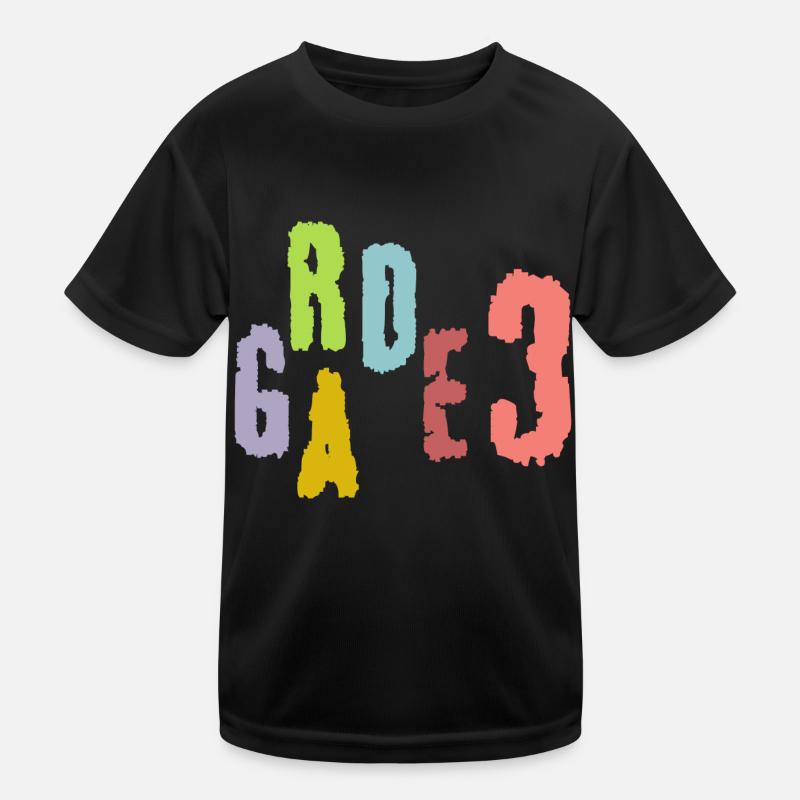 back to school grade 3 third grade Kids Functional T-Shirt
