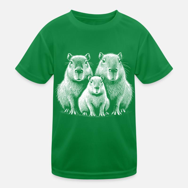 Capybara Kids Functional T-Shirt