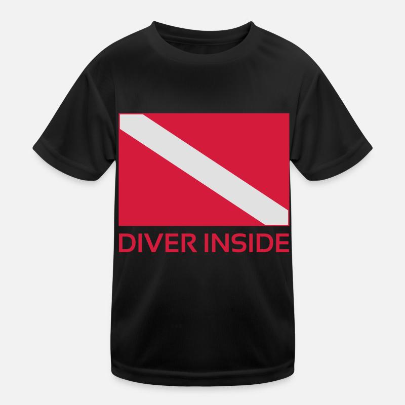 Diver Inside T-shirt sport Enfant