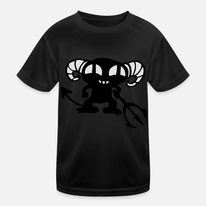 Teufel devil Kinder Funktions-T-Shirt