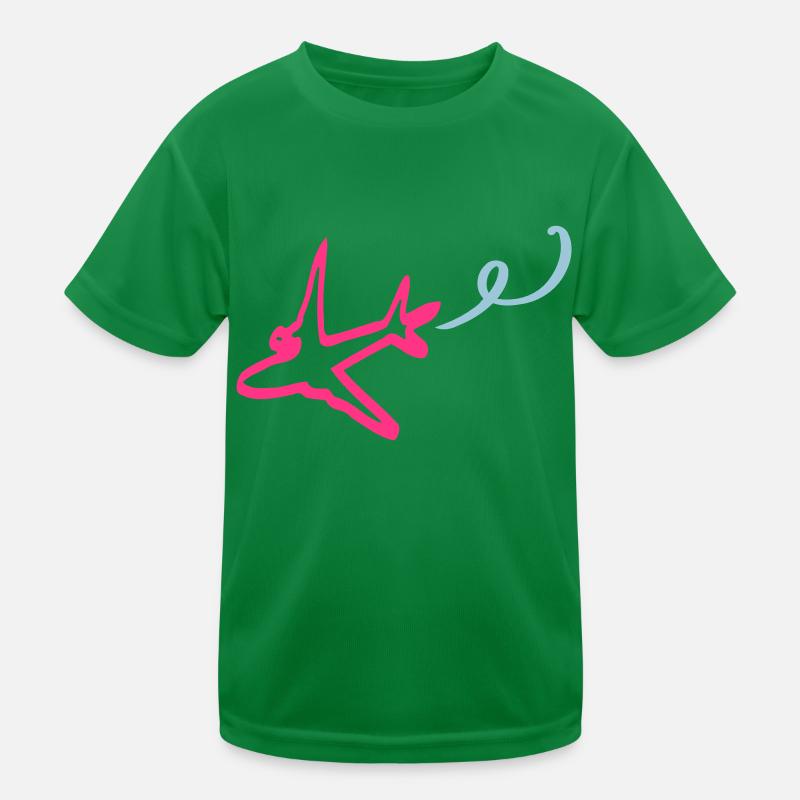 aviation_airplane Kids Functional T-Shirt