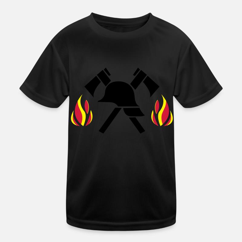 firefighter Kids Functional T-Shirt