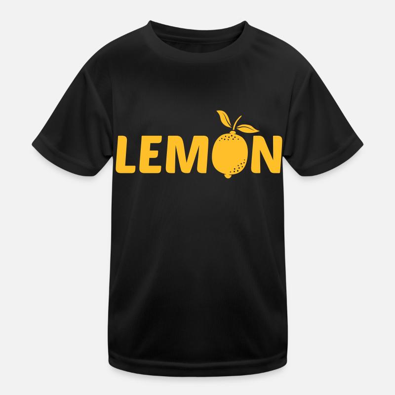 Design Logo LEMON Kinder Funktions-T-Shirt