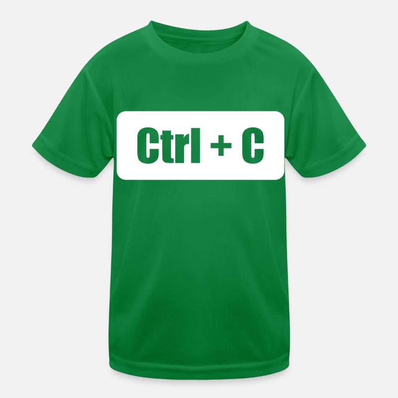 Ctrl C Ctrl V father son parent child partner look Kids Functional T-Shirt
