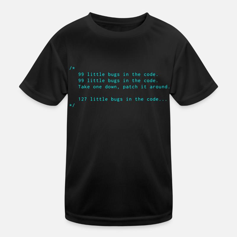 Bugs code Programming Informatic Geschenk Spruch Kinder Funktions-T-Shirt
