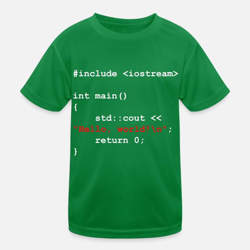 Programmierer Coder Software Entwickler Kinder Funktions-T-Shirt