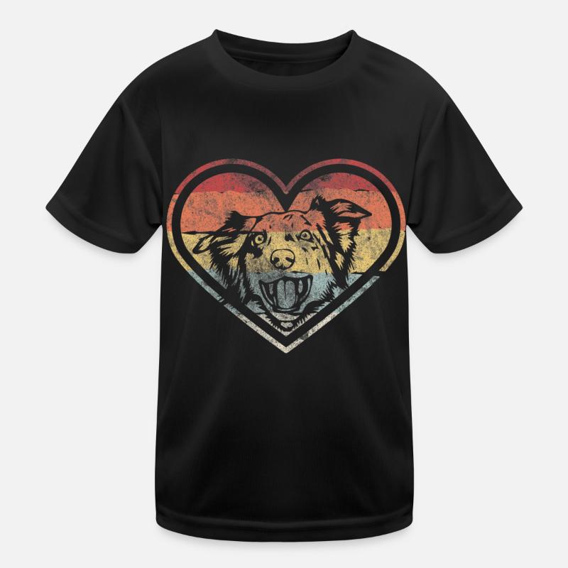 Rétro Australien Shepherd Vintage Shepherd Chien T-shirt sport Enfant