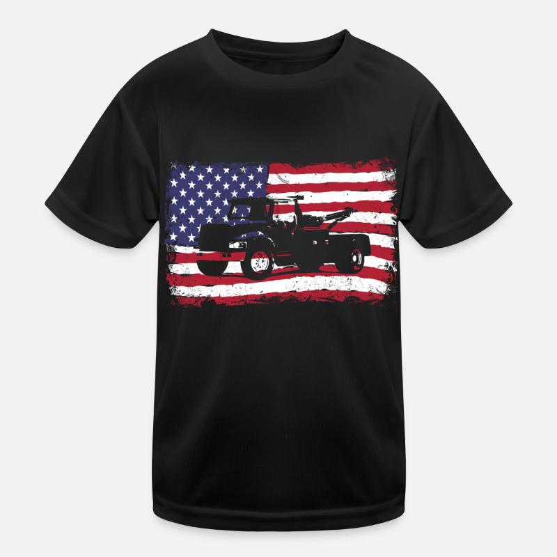 Abschleppwagen Abschleppdienst Abschlepper Kinder Funktions-T-Shirt