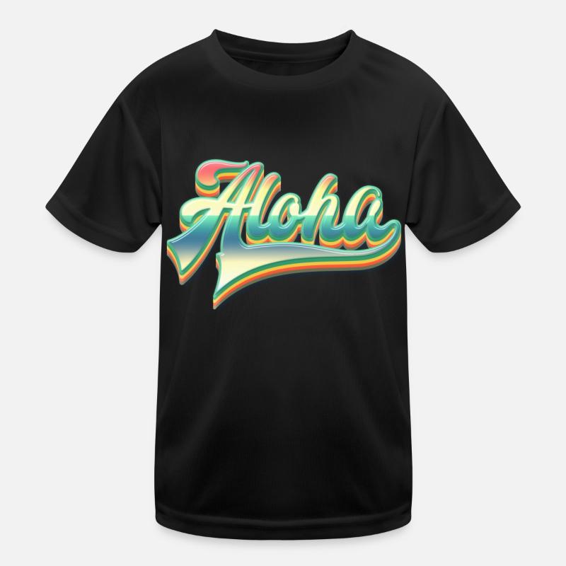 Aloha Fun Geschenk Kinder Funktions-T-Shirt