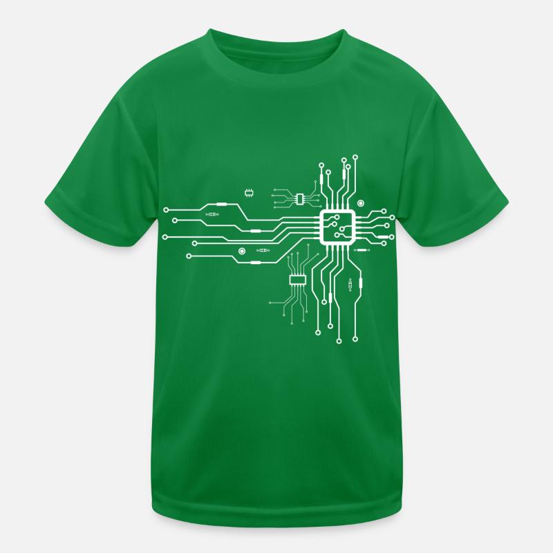 CPU Herz Kinder Funktions-T-Shirt