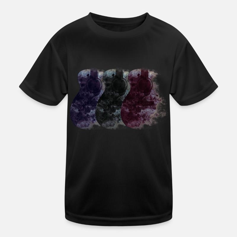Gitarren Kinder Funktions-T-Shirt