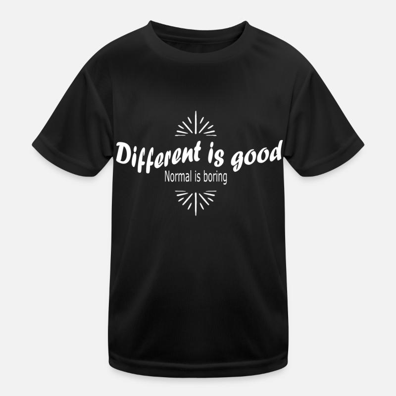 normal is boring Kids Functional T-Shirt