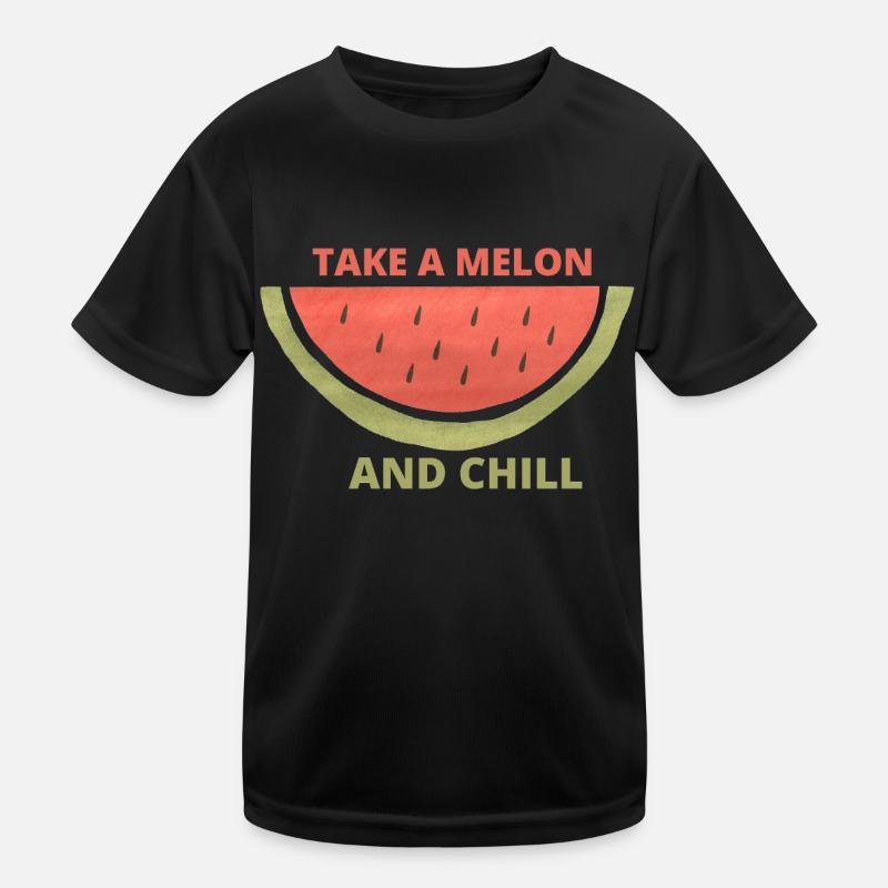 take a melon and chill Kinder Funktions-T-Shirt