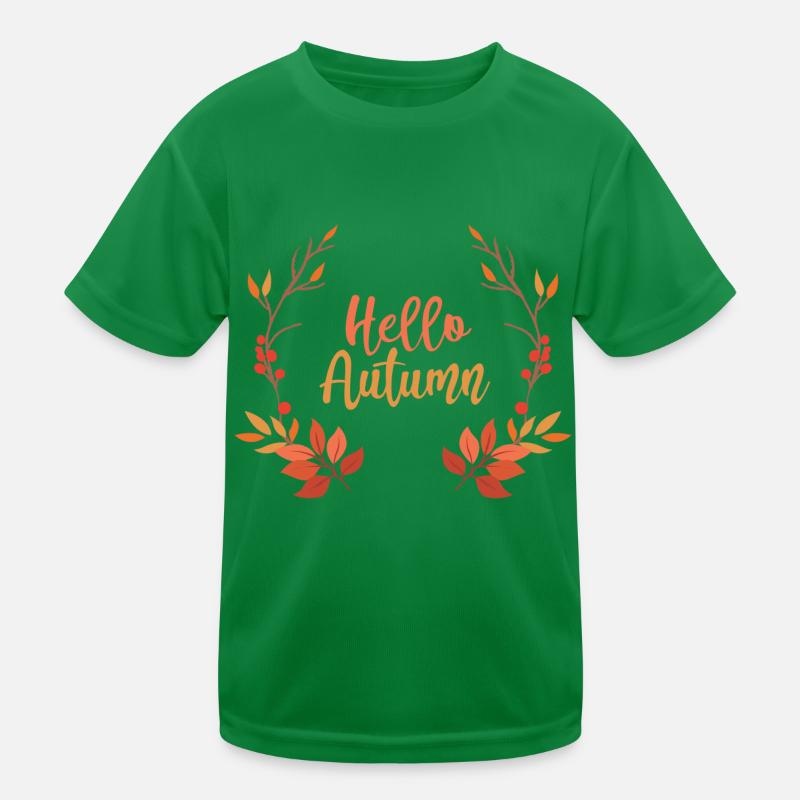 Hello Autumn! Kinder Funktions-T-Shirt
