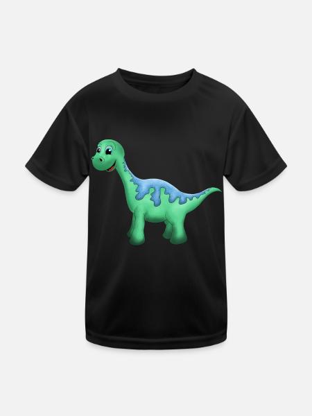 Dear dinosaur. - Kids Functional T-Shirt - black
