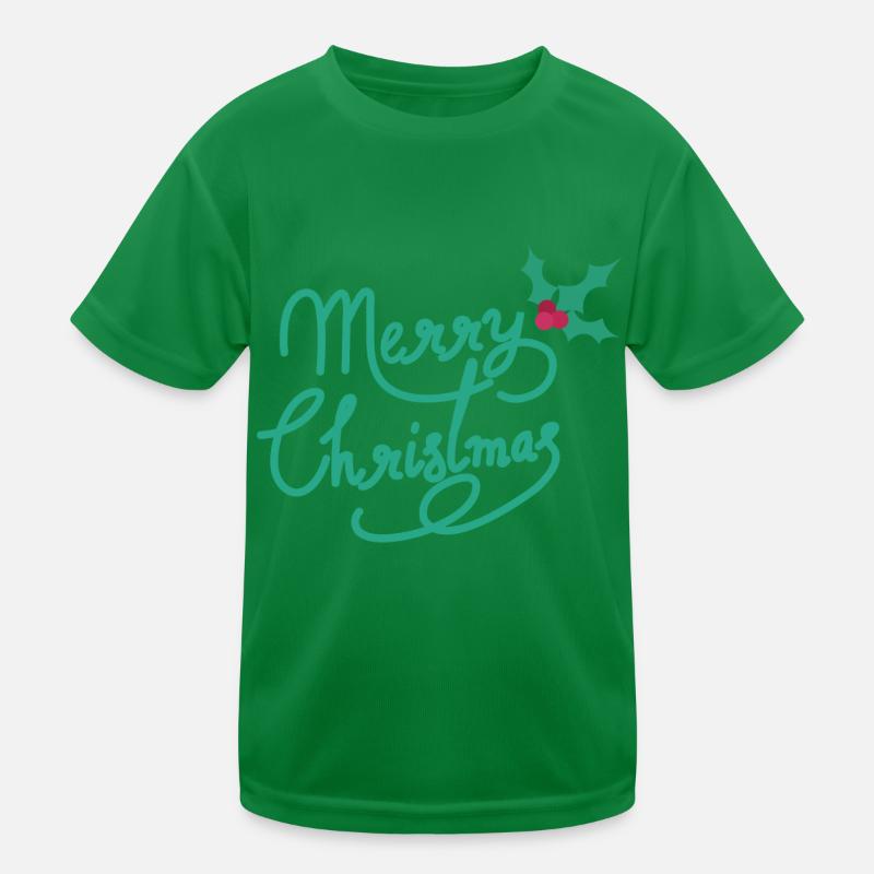 Frohe Weihnachten Kinder Funktions-T-Shirt