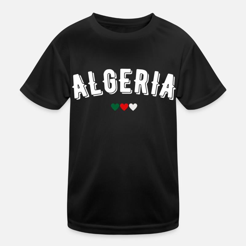 Algerien Kinder Funktions-T-Shirt