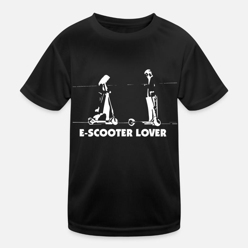 E-Scooter E-Roller Scooter Kinder Funktions-T-Shirt
