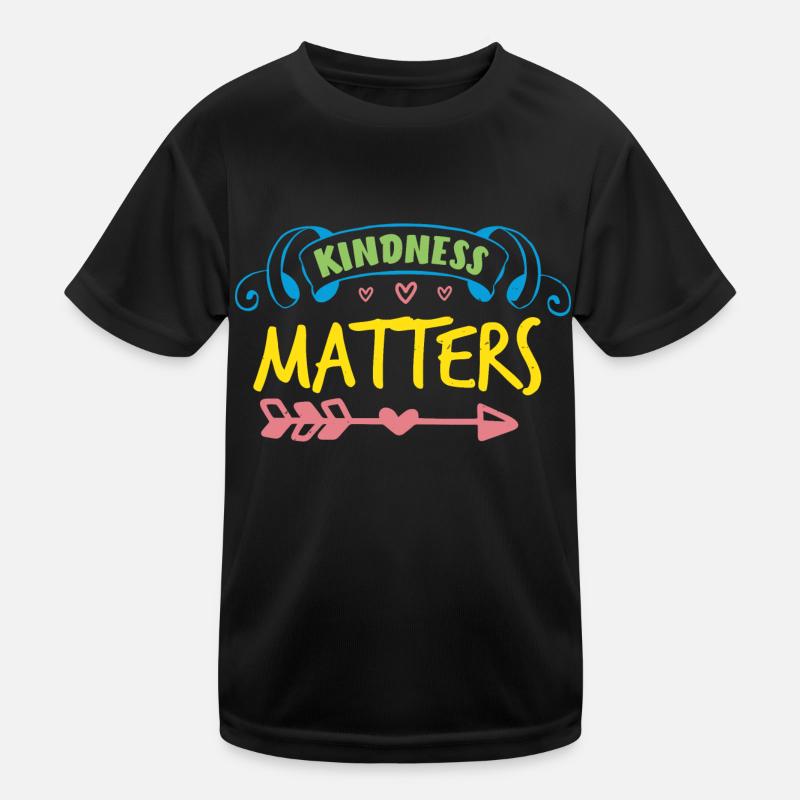 FREUNDLICHKEIT ZÄHLT Kinder Funktions-T-Shirt