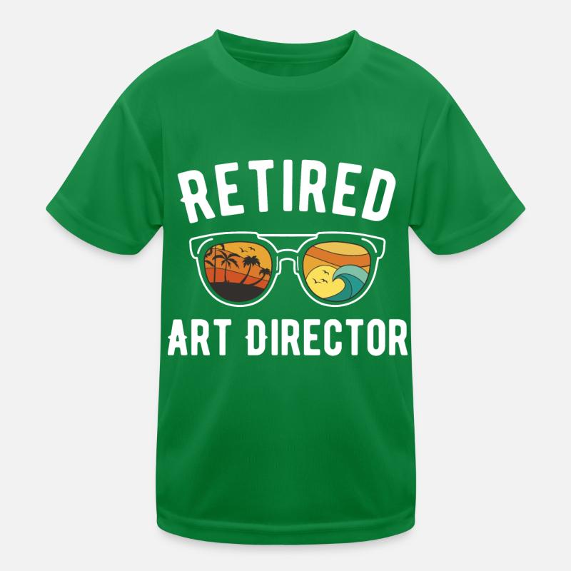 Retirement vibes for creative directors Kids Functional T-Shirt