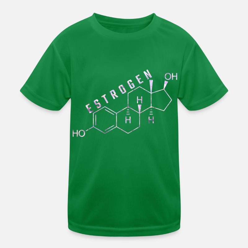 molécule d’œstrogène T-shirt sport Enfant