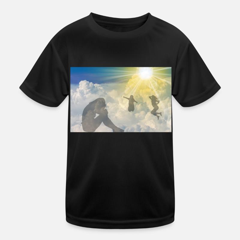 Himmlische Schatten Kinder Funktions-T-Shirt