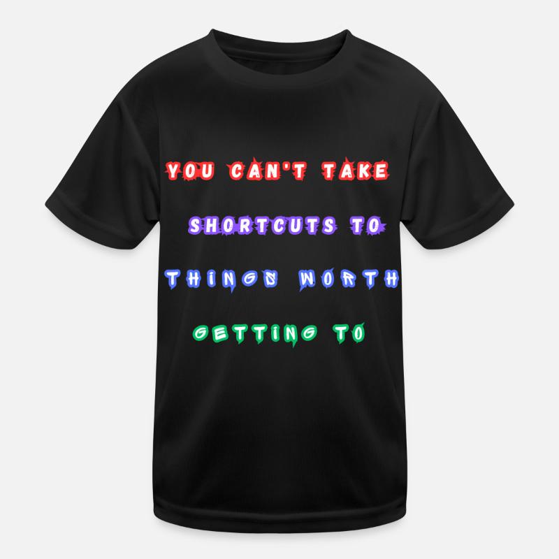 Mtivational Quotes Kids Functional T-Shirt