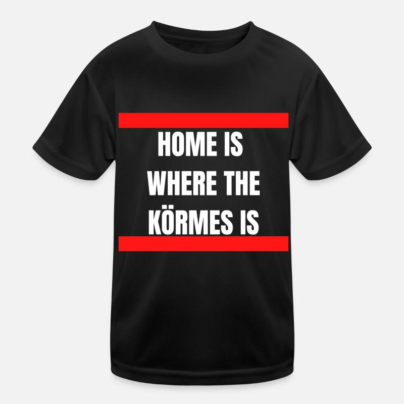 Körme - Kinder Funktions-T-Shirt - Schwarz