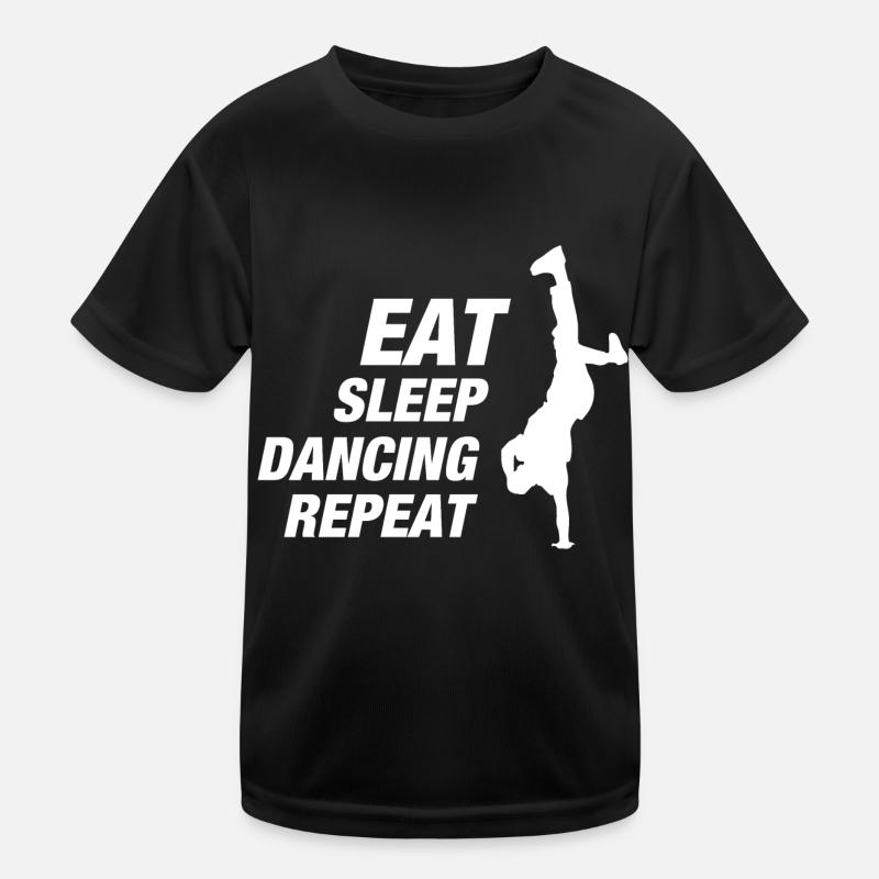 Dancing Dance Music Kids Functional T-Shirt