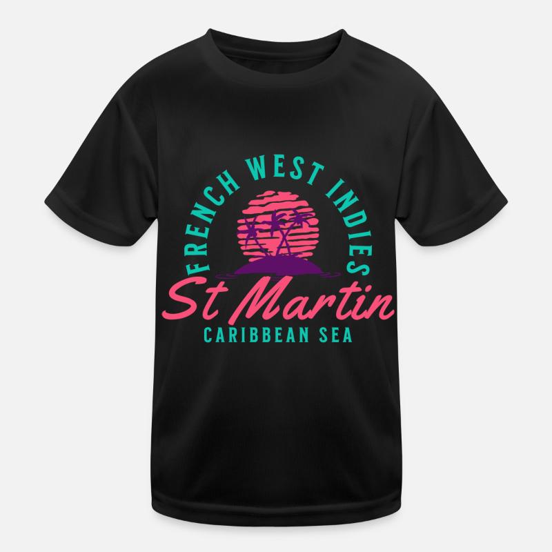 Caraïbes St Martin T-shirt sport Enfant