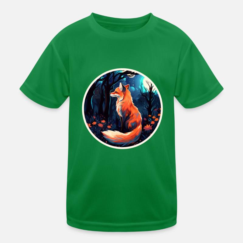 Pack animals: foxes, foxes, forest dwellers, forest animals Kids Functional T-Shirt