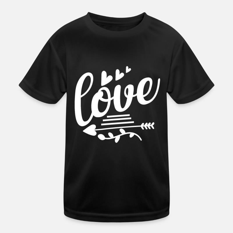 Love with arrows and hearts Kids Functional T-Shirt