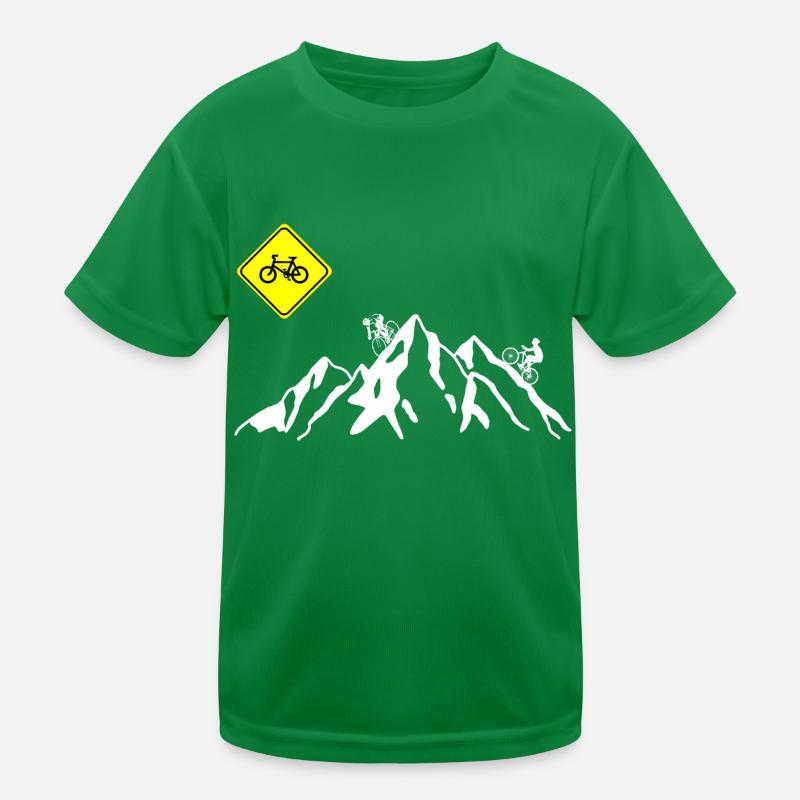 Mountainbiken Kinder Funktions-T-Shirt