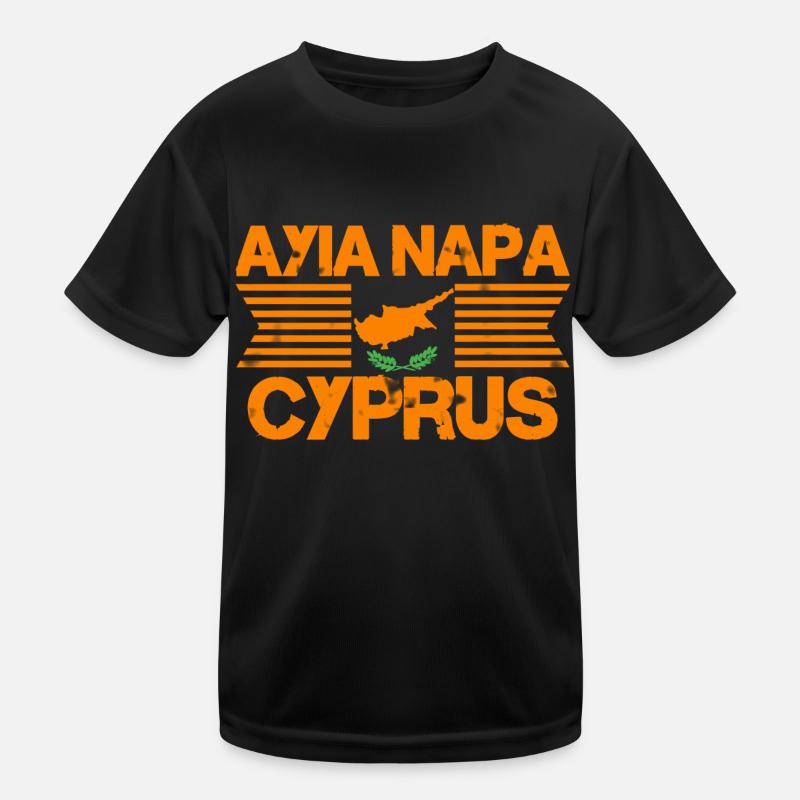 Chypre - Drapeau de Chypre T-shirt sport Enfant