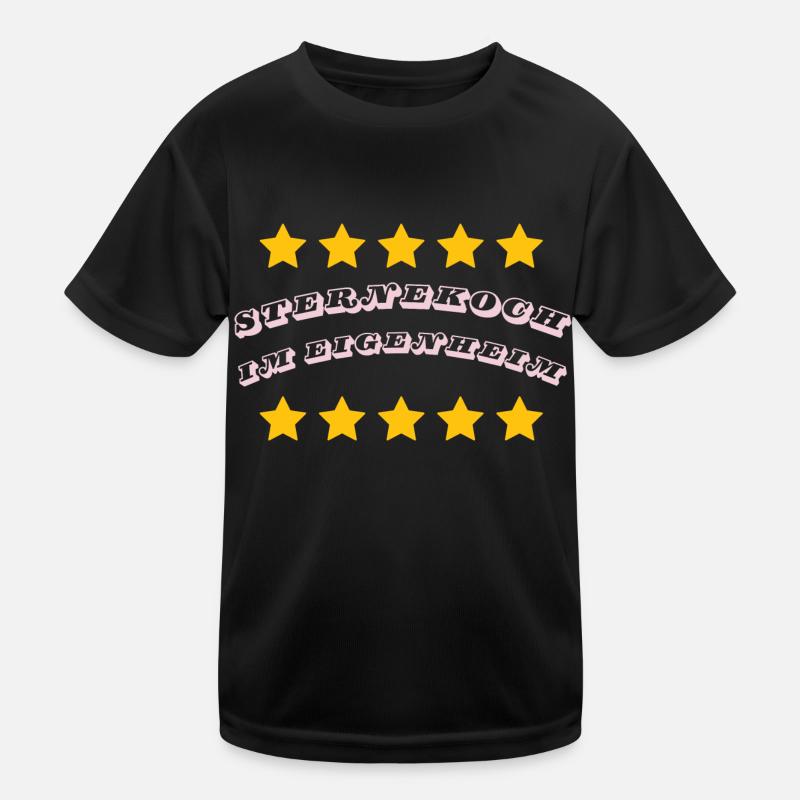 Sternekoch im Eigenheim Kinder Funktions-T-Shirt