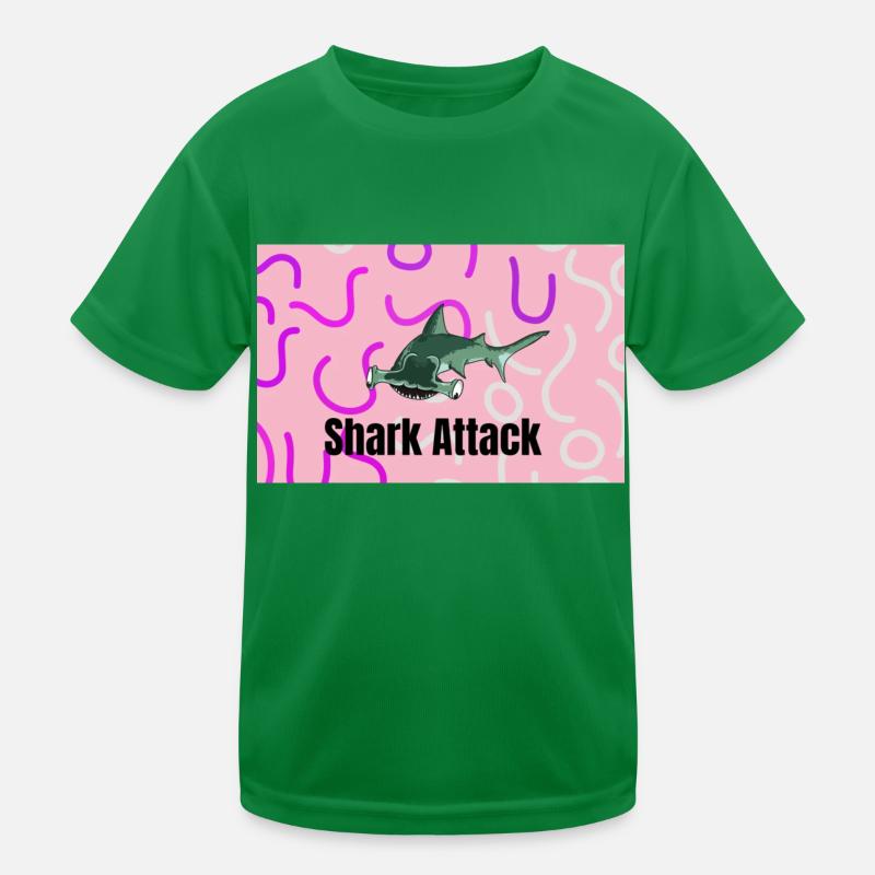 Attaque de requin T-shirt sport Enfant