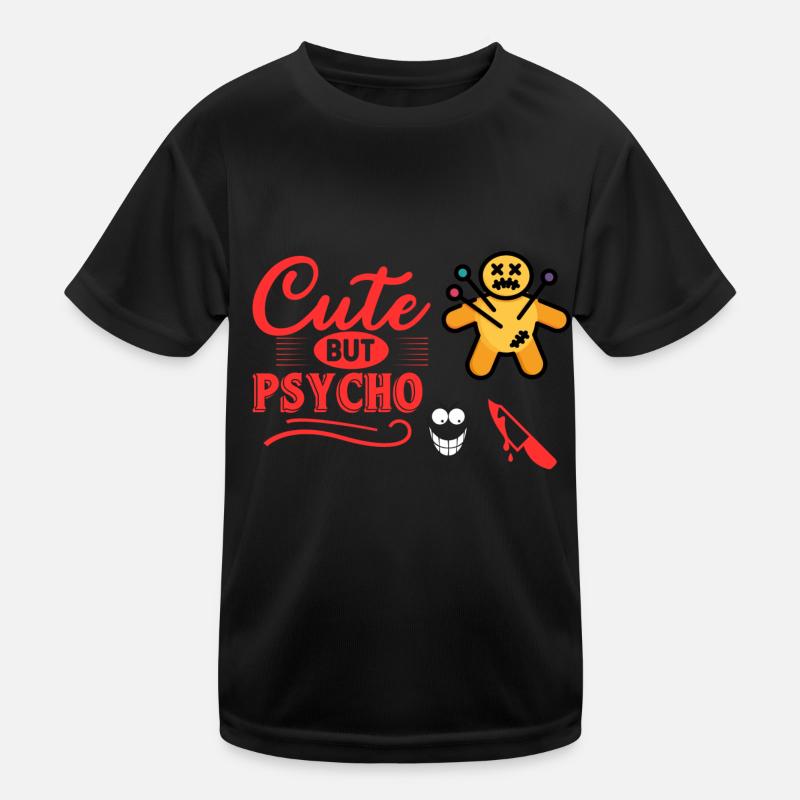 Cute psycho shoe Kids Functional T-Shirt