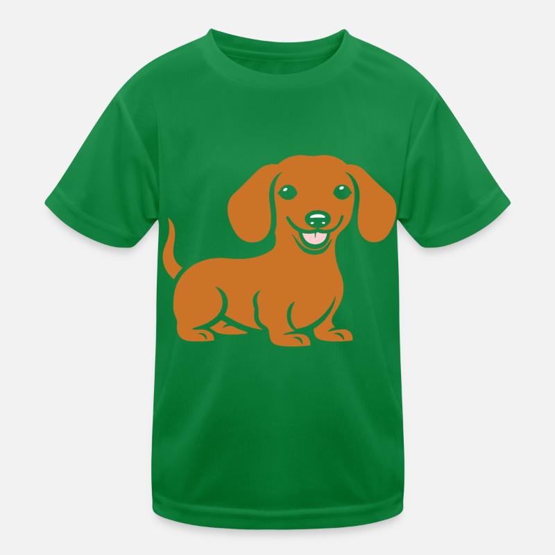 teckel T-shirt sport Enfant