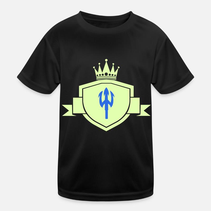 dreizack wappen Kinder Funktions-T-Shirt
