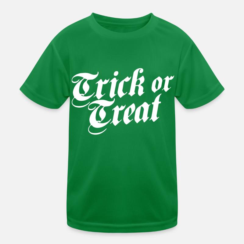 Trick or Treat blanc T-shirt sport Enfant