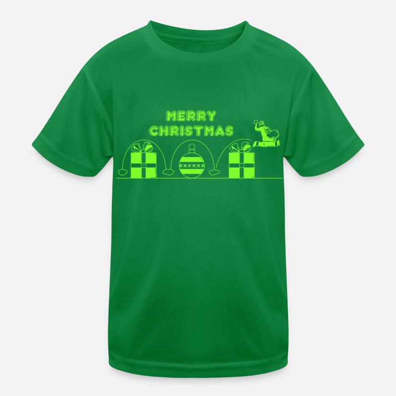 Weihnachtsmann, Videospiel Kinder Funktions-T-Shirt