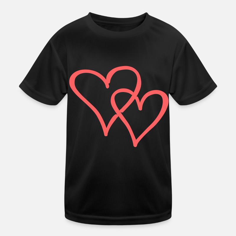 herzchen Kinder Funktions-T-Shirt