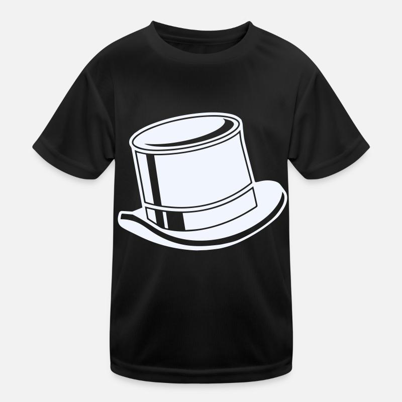 zylinder hut Kinder Funktions-T-Shirt